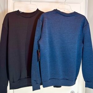 RANGE Fleeced Jersey Sweatshirt Bundle of 2 MED NWT